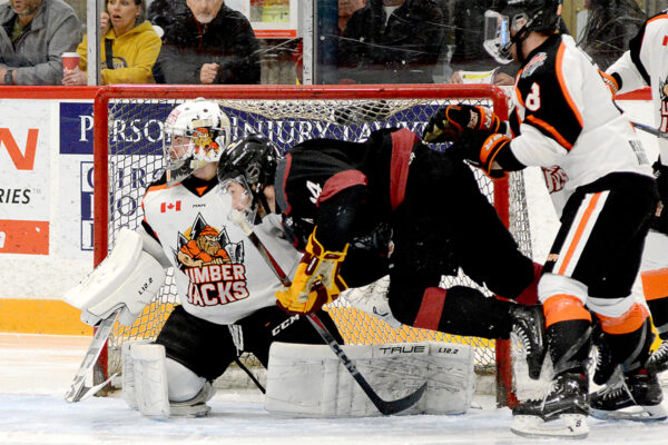 VIDEO/GALLERY: GAME 4 – Timmins Rock’s late collapse proves costly in loss to Lumberjacks