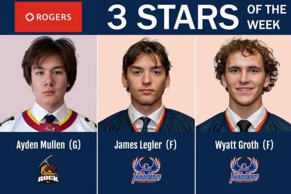 NOJHL names its Rogers 3 Stars of the Week