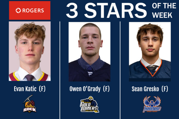 NOJHL names Rogers 3 Stars of the Week