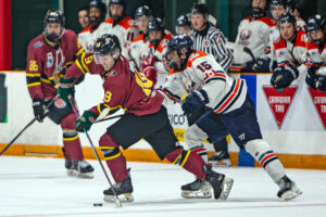 Tired Timmins Rock no match for T-birds at NOJHL Showcase