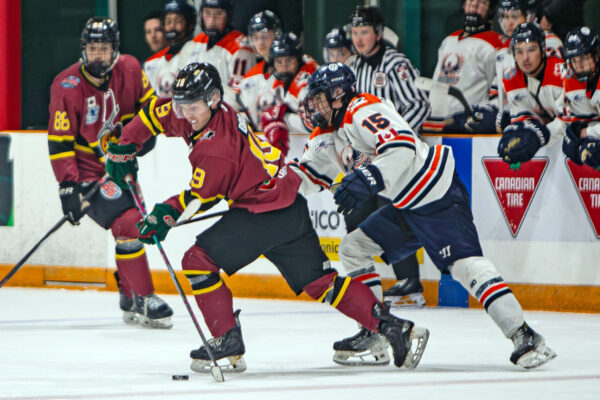 Tired Timmins Rock no match for T-birds at NOJHL Showcase